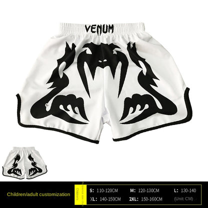 Venom Training Suit UFC Set Men's Boxing Compression Quick-Dry Clothing Muay Thai Fighting Short Sleeve Shorts Gym Combat