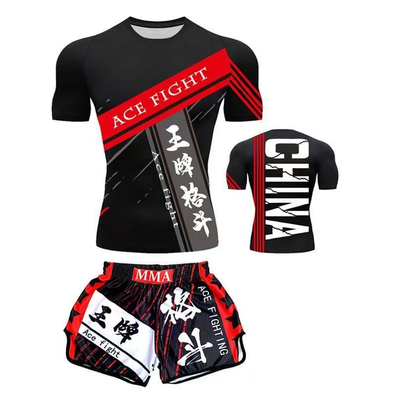 Customized Clothes for Sanda Boxing Fighting Suit Fight Suit Clothes Muay Thai Shorts Boys and Girls Martial Arts Training Clothing