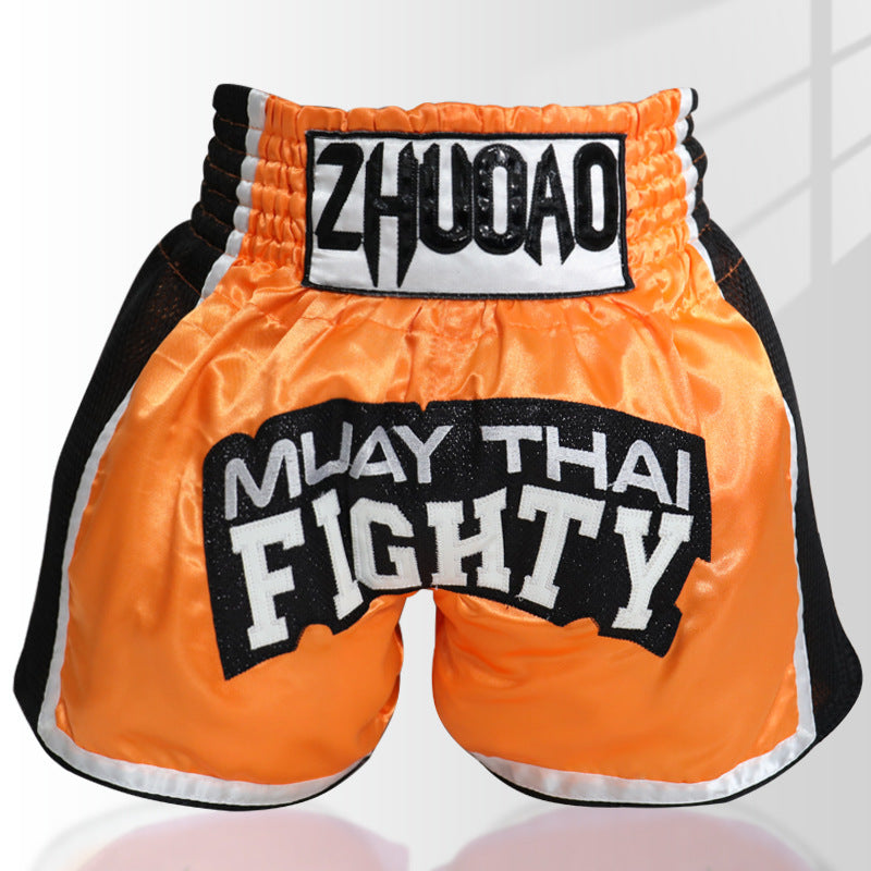 Boxing Pants Sanda Training Fight Shorts Muay Thai Pants Combat Sanda Summer Training Boxing Shorts Wholesale