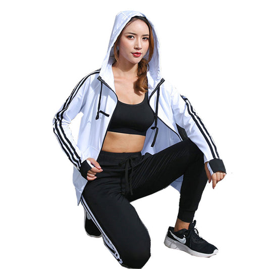 women's spring and autumn running sportswear, leggings, dance instructors, fitness jackets, two-piece sets - SURPHY