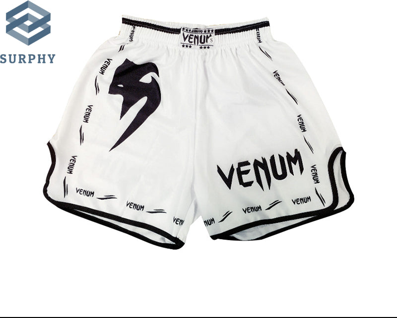 Venom Training Suit UFC Set Men's Boxing Compression Quick-Dry Clothing Muay Thai Fighting Short Sleeve Shorts Gym Combat