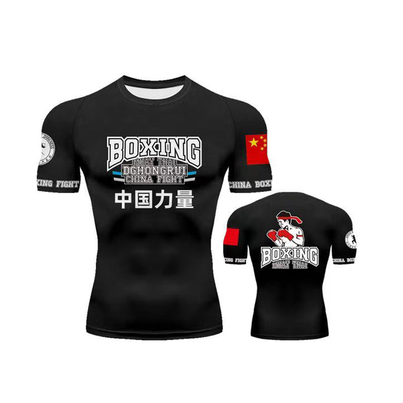 Customized Clothes for Sanda Boxing Fighting Suit Fight Suit Clothes Muay Thai Shorts Boys and Girls Martial Arts Training Clothing