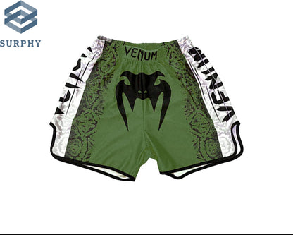 Venom Training Suit UFC Set Men's Boxing Compression Quick-Dry Clothing Muay Thai Fighting Short Sleeve Shorts Gym Combat