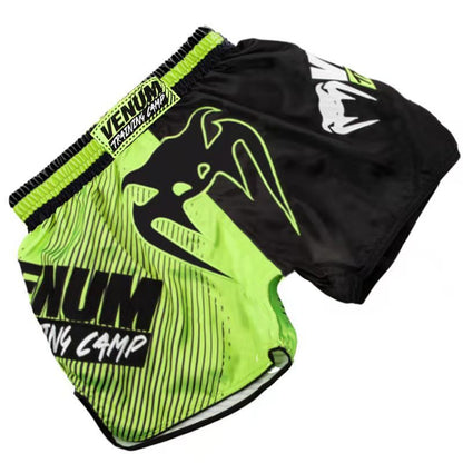 Venom Training Suit UFC Set Men's Boxing Compression Quick-Dry Clothing Muay Thai Fighting Short Sleeve Shorts Gym Combat