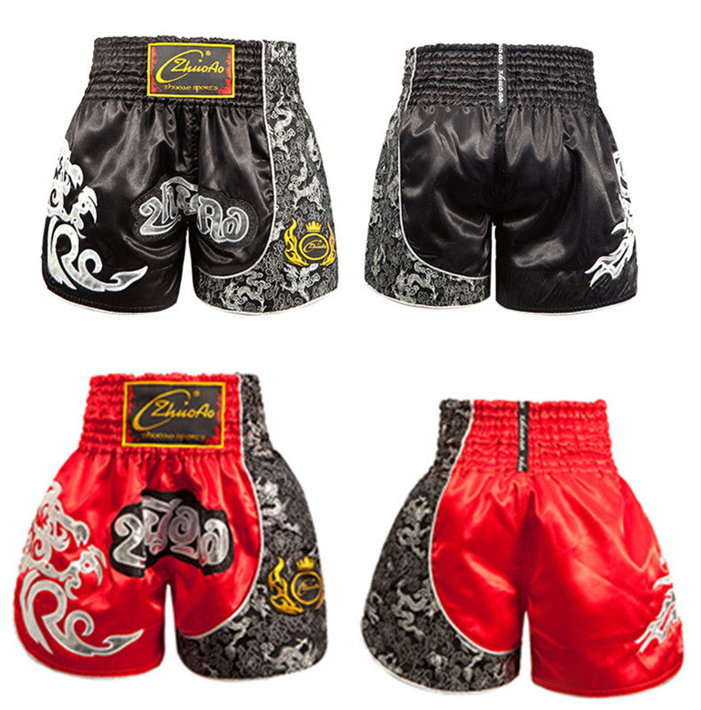 Boxing Pants Sanda Training Fight Shorts Muay Thai Pants Combat Sanda Summer Training Boxing Shorts Wholesale