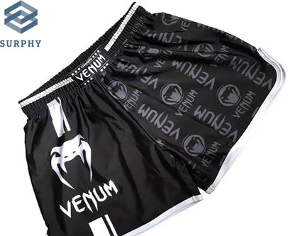 Venom Training Suit UFC Set Men's Boxing Compression Quick-Dry Clothing Muay Thai Fighting Short Sleeve Shorts Gym Combat