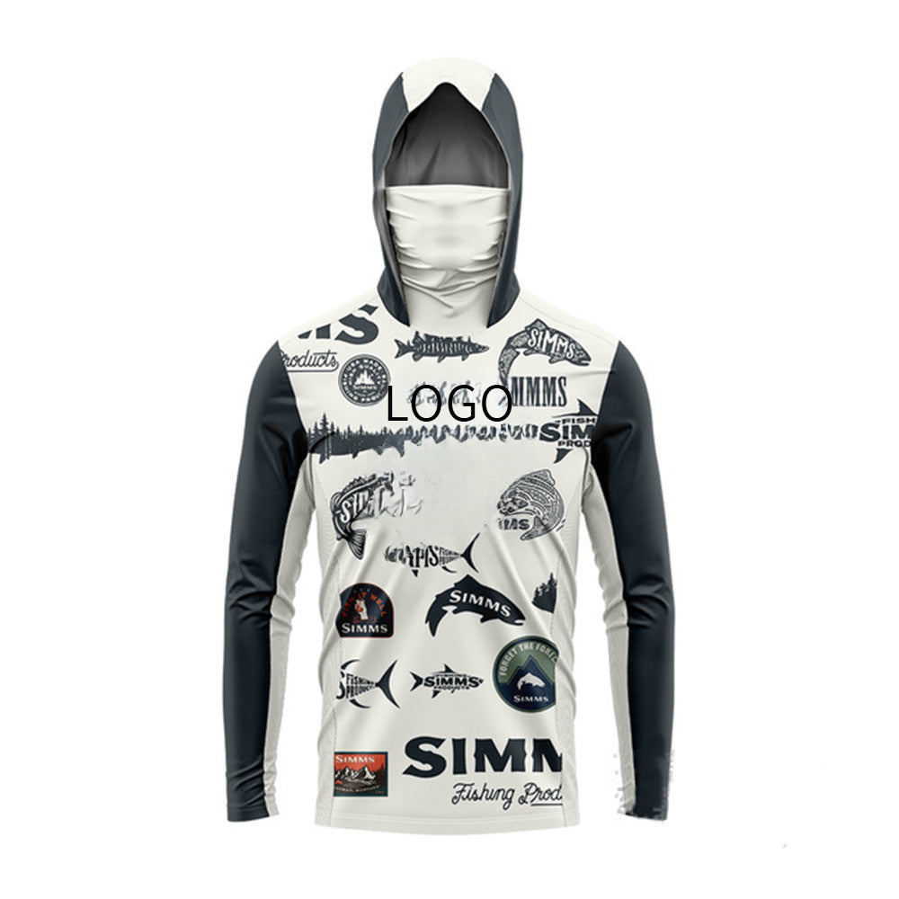 2024 New Simms Men Sun-Proof UPF 50 + Long Sleeve Fishing Suits UV Protection Mask Hooded Fishing Suits http://detail.1688.com/offer/788000275380.html