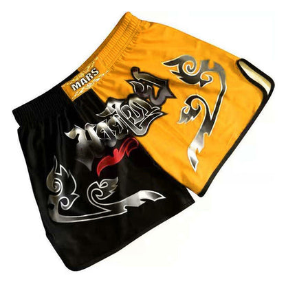 Combat Fighting Professional Sanda Shorts Male MMA Children Muay Thai Shorts Children Boxing Match Fighting Training Wear