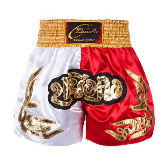 Boxing Pants Sanda Training Fight Shorts Muay Thai Pants Combat Sanda Summer Training Boxing Shorts Wholesale