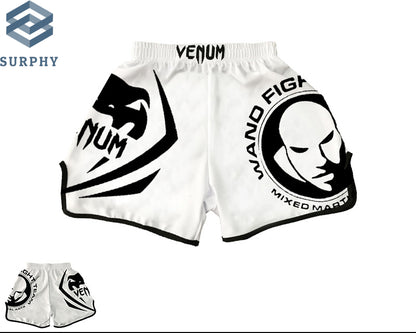 Venom Training Suit UFC Set Men's Boxing Compression Quick-Dry Clothing Muay Thai Fighting Short Sleeve Shorts Gym Combat