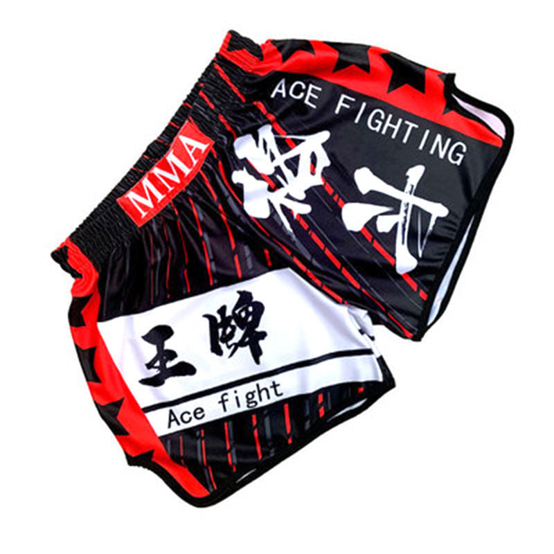 Combat Fighting Professional Sanda Shorts Male MMA Children Muay Thai Shorts Children Boxing Match Fighting Training Wear