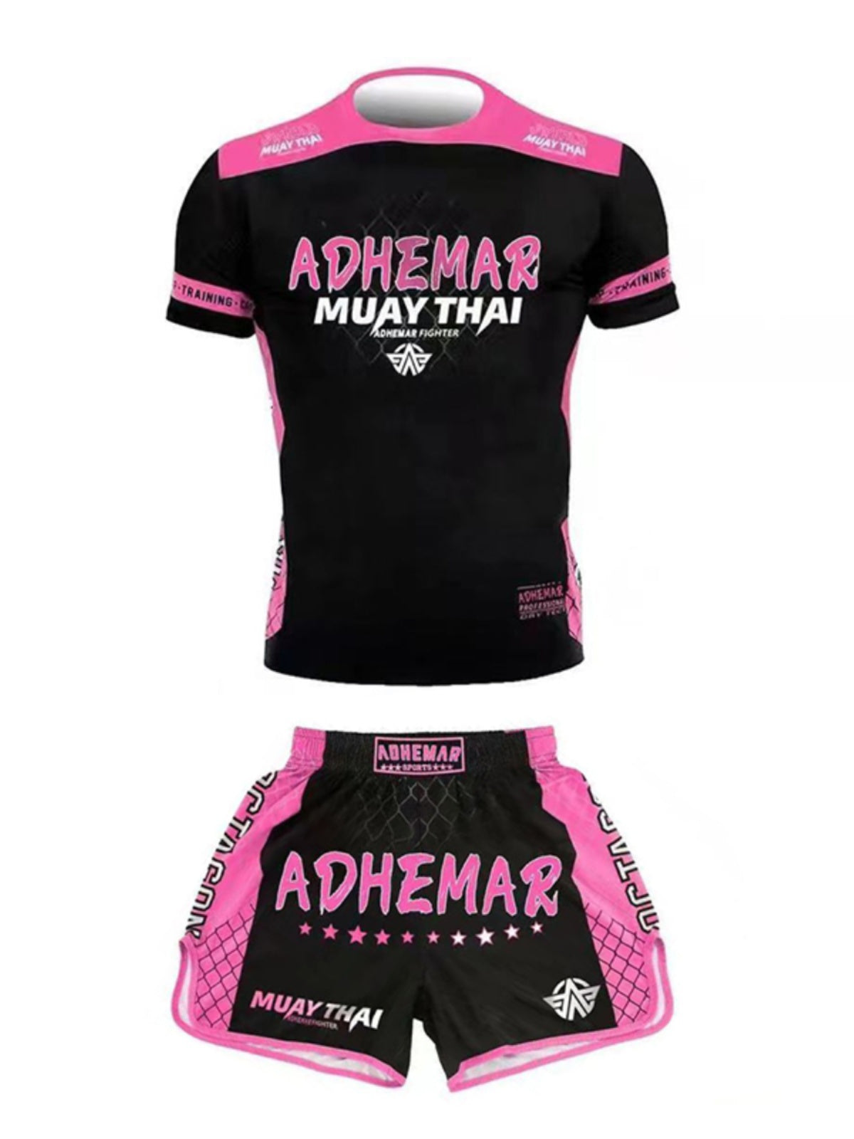 Customized Professional Children's Comprehensive Fighting Suit Boxing Sanda Training Wear Free Muay Thai Boxing Clothes Short Sleeve Two-Piece Suit