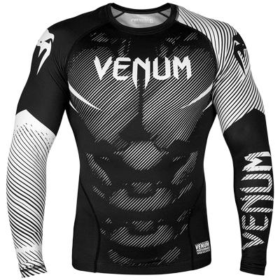 Boxing Shirt Muay Thai Tight Long Sleeve Fitness Training Combat Running Fighting T-Shirt Martial Arts Sportswear Venom Top