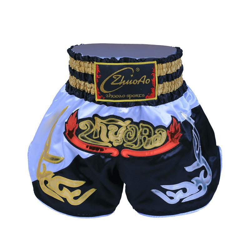 Boxing Pants Sanda Training Fight Shorts Muay Thai Pants Combat Sanda Summer Training Boxing Shorts Wholesale