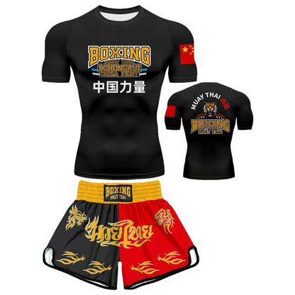 Customized Clothes for Sanda Boxing Fighting Suit Fight Suit Clothes Muay Thai Shorts Boys and Girls Martial Arts Training Clothing