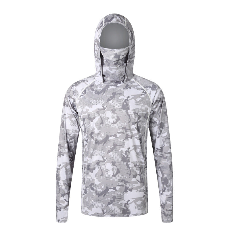 Outdoor sun-protective clothing, summer breathable sunshade sun-protective clothing, UV protection, camouflage, light fishing clothing, lure fishing clothing SURPHY