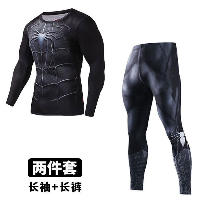 Gym Wear Men's Sportswear Suit Quick Dry Suit Athletic Tights Two or Three Piece Set - SURPHY