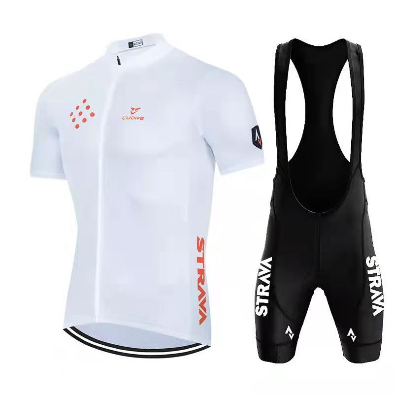 STRAVA New Hot Selling Summer Cycling Wear Short Sleeve Set Men's And Women's Bikes, Road Bikes, Mountain Bike Sportswear SURPHY