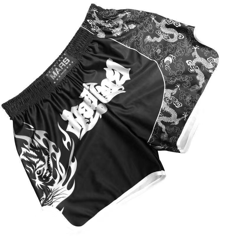 Fighting gym custom Muay Thai shorts professional boxing sanda suit training competition fighting fighting shorts fitness men and women My Store