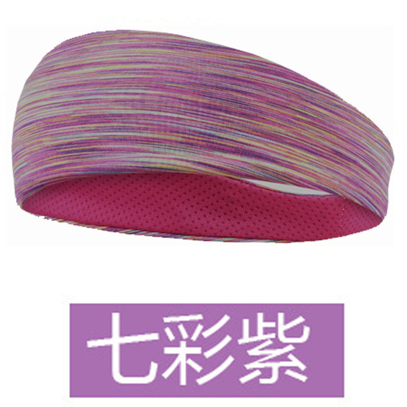 Sports: wide hair bands, sweat-wicking headbands, headscarves for men and women, fitness equipment, basketball, yoga, running, marathon - SURPHY