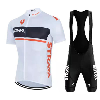 STRAVA New Hot Selling Summer Cycling Wear Short Sleeve Set Men's And Women's Bikes, Road Bikes, Mountain Bike Sportswear SURPHY