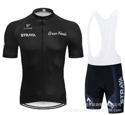 STRAVA New Hot Selling Summer Cycling Wear Short Sleeve Set Men's And Women's Bikes, Road Bikes, Mountain Bike Sportswear SURPHY