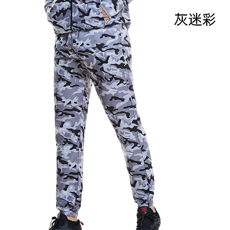 Manufacturers catch fish new ice silk fishing pants men's camouflage sunscreen pants shrink leg breathable stretch pants - SURPHY