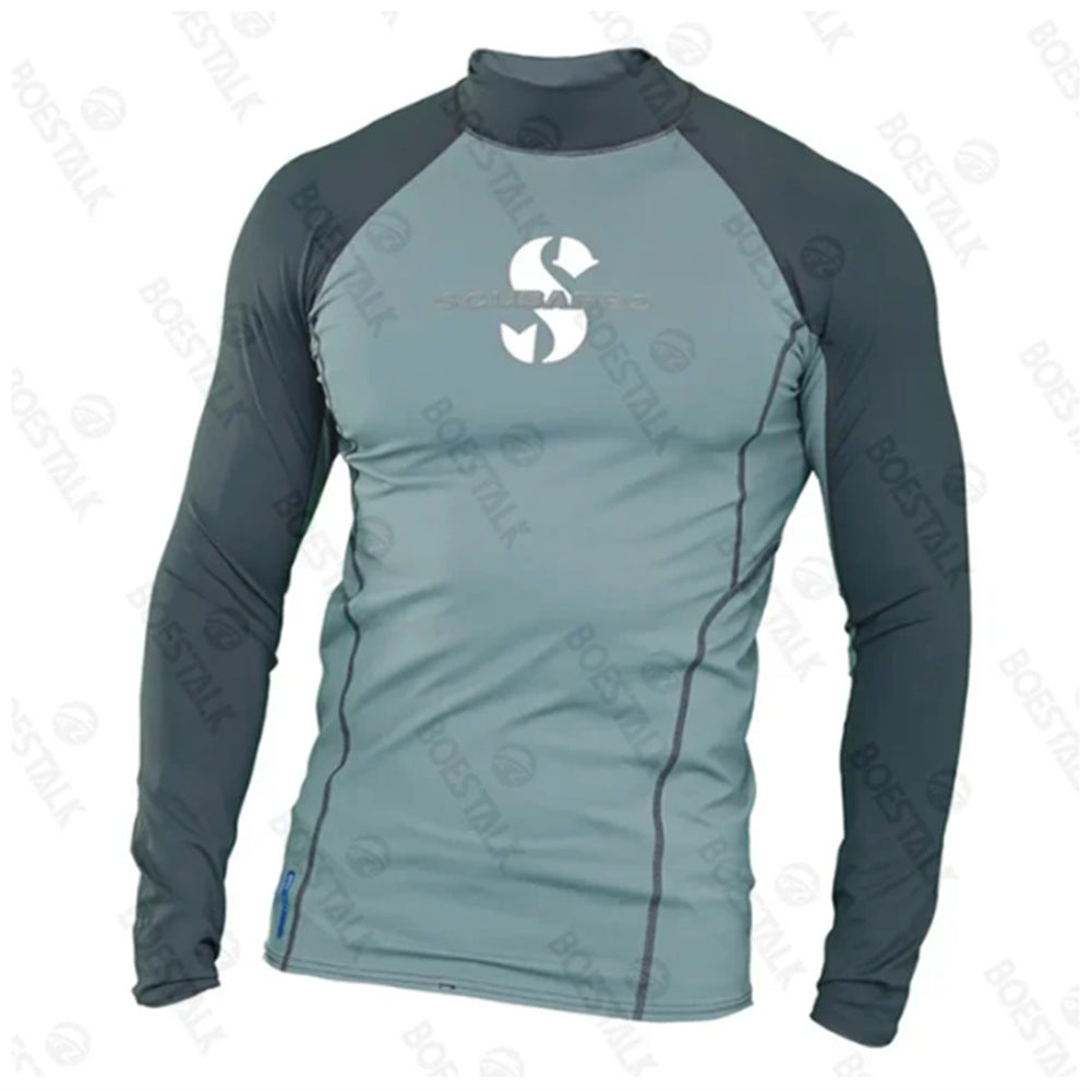 In stock men's swimming long sleeve swimsuits, UV protection, outdoor sports, beach diving, surfwear, sun protective clothing SURPHY