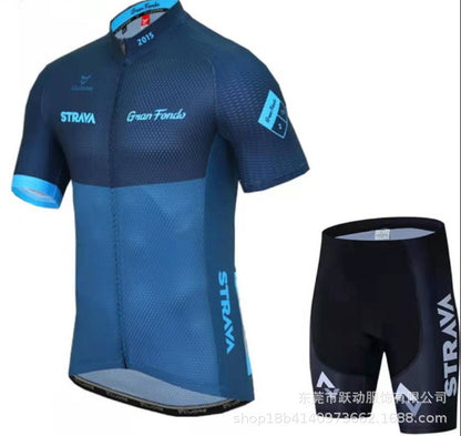 STRAVA New Hot Selling Summer Cycling Wear Short Sleeve Set Men's And Women's Bikes, Road Bikes, Mountain Bike Sportswear SURPHY