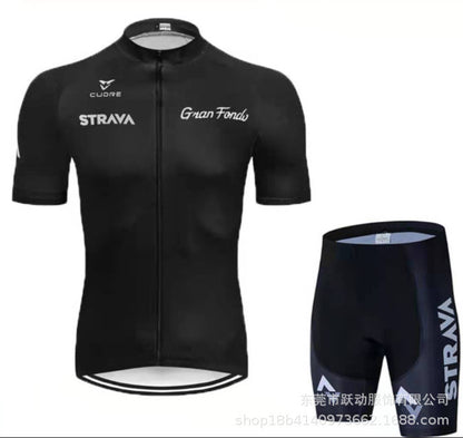 STRAVA New Hot Selling Summer Cycling Wear Short Sleeve Set Men's And Women's Bikes, Road Bikes, Mountain Bike Sportswear SURPHY