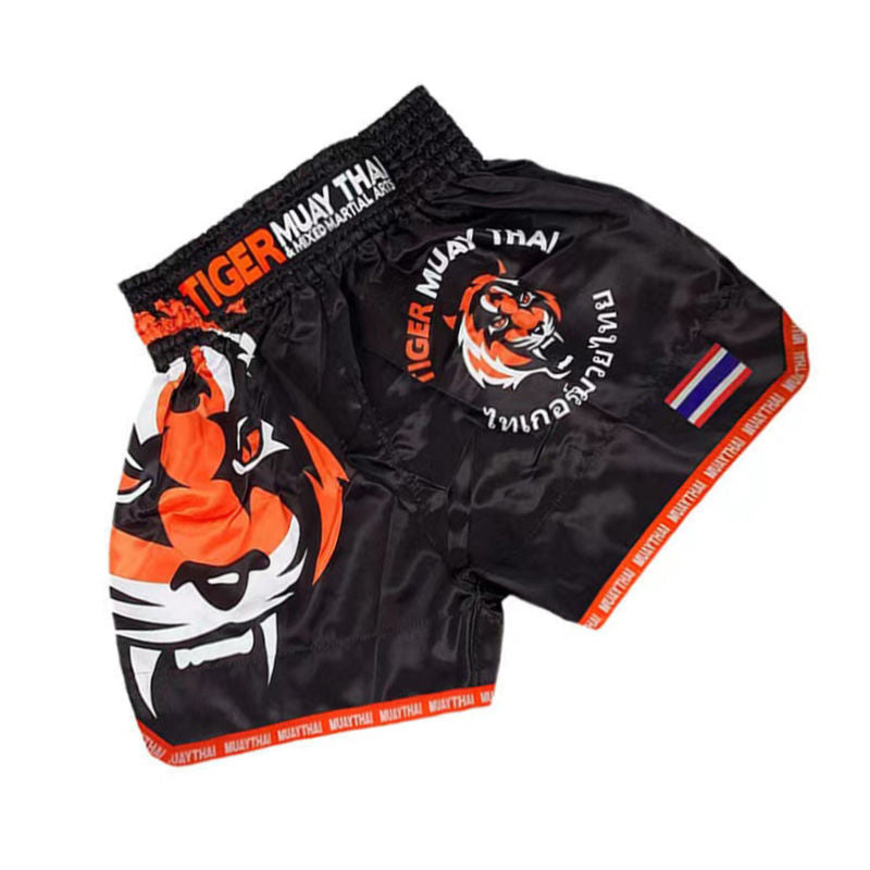 Fitness sweatpants Muay Thai shorts professional boxing sanda suit training competition fighting combat shorts men and women - SURPHY