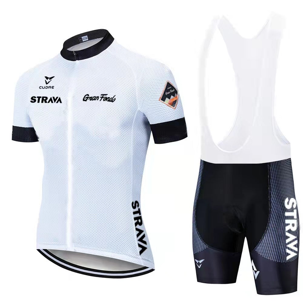 STRAVA New Hot Selling Summer Cycling Wear Short Sleeve Set Men's And Women's Bikes, Road Bikes, Mountain Bike Sportswear SURPHY