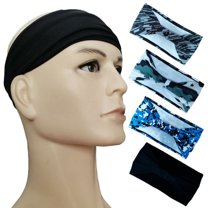 Sports headband male headband antiperspirant belt anti-sweat guide sweat absorption sweat running male basketball fitness equipment female headscarf - SURPHY