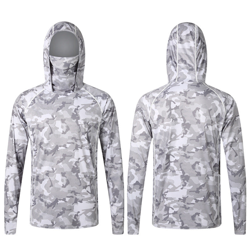 Outdoor sun-protective clothing, summer breathable sunshade sun-protective clothing, UV protection, camouflage, light fishing clothing, lure fishing clothing SURPHY