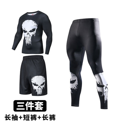 Gym Wear Men's Sportswear Suit Quick Dry Suit Athletic Tights Two or Three Piece Set - SURPHY