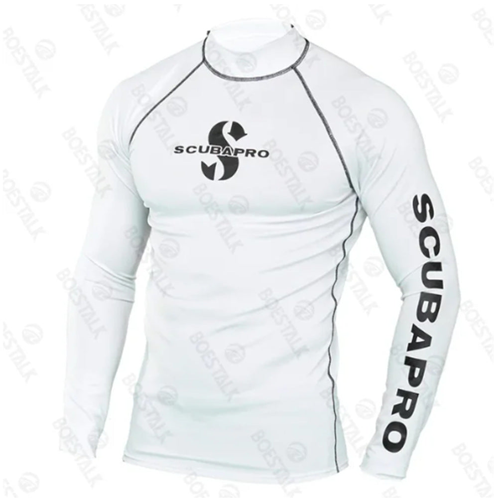 In stock men's swimming long sleeve swimsuits, UV protection, outdoor sports, beach diving, surfwear, sun protective clothing SURPHY