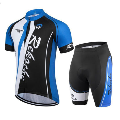 Summer cycling suit short-sleeved suit men's and women's mountain road bike shirt breathable quick-drying car underwear sunscreen slim - SURPHY