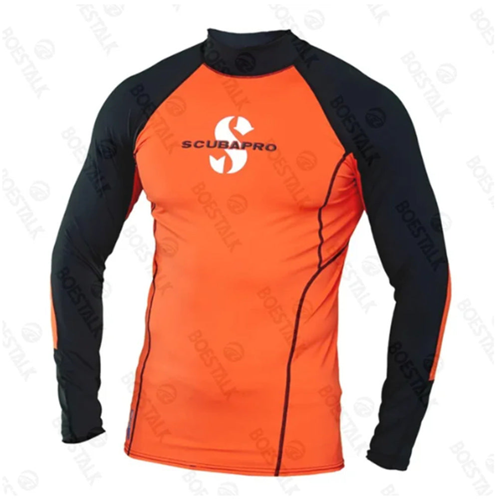 In stock men's swimming long sleeve swimsuits, UV protection, outdoor sports, beach diving, surfwear, sun protective clothing SURPHY