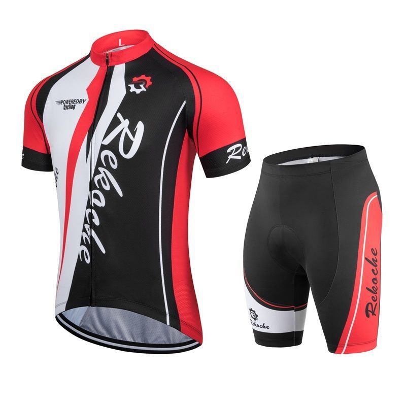 Summer cycling suit short-sleeved suit men's and women's mountain road bike shirt breathable quick-drying car underwear sunscreen slim - SURPHY