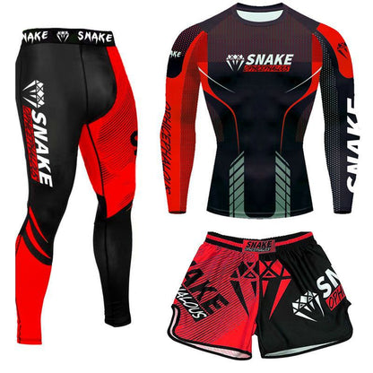 Full body custom boxing training suits, duye Muay Thai fighting suits, men's and women's three-piece sanda fighting suits, children's show SURPHY