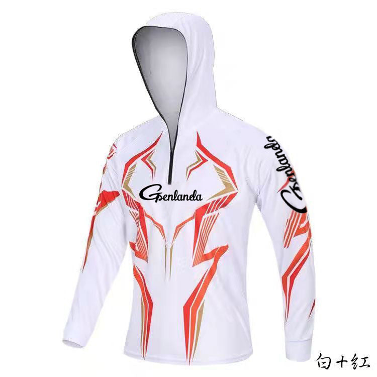 New Printed LOGO Fishing Clothing Fishing cross-border hot-selling sunscreen shirt summer sunscreen quick-drying fishing clothing - SURPHY