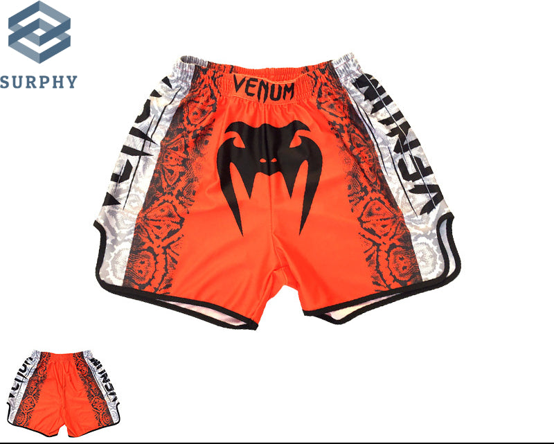 Venom Training Suit UFC Set Men's Boxing Compression Quick-Dry Clothing Muay Thai Fighting Short Sleeve Shorts Gym Combat