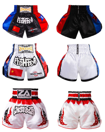 Boxing Pants Sanda Training Fight Shorts Muay Thai Pants Combat Sanda Summer Training Boxing Shorts Wholesale