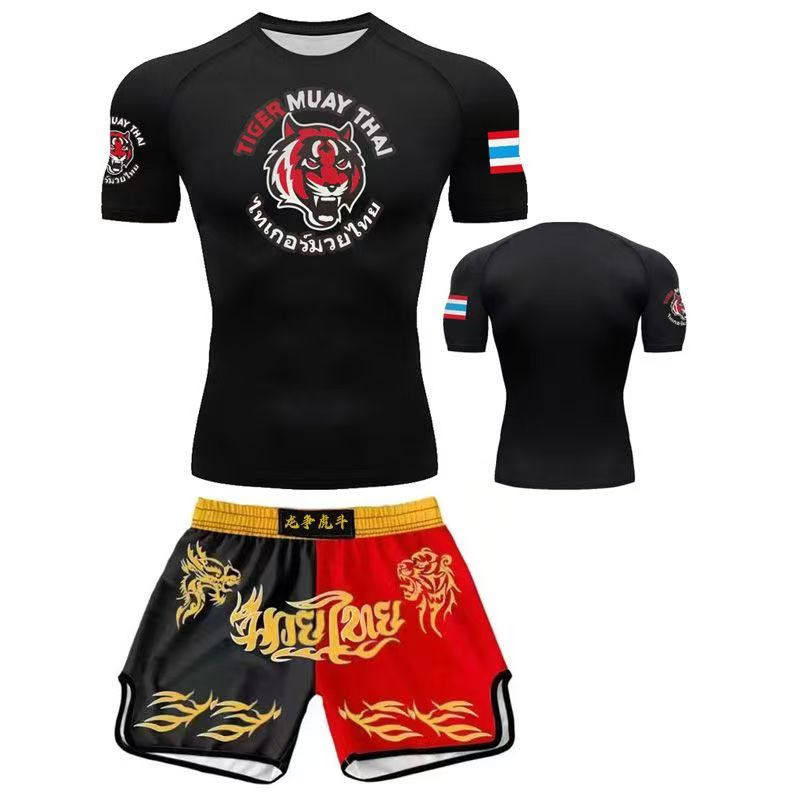 Customized Clothes for Sanda Boxing Fighting Suit Fight Suit Clothes Muay Thai Shorts Boys and Girls Martial Arts Training Clothing