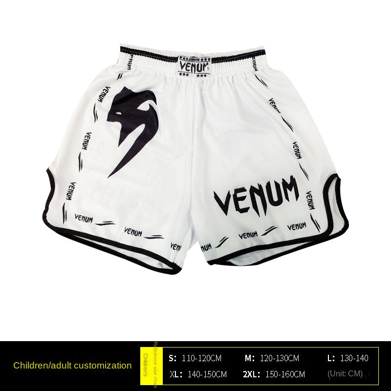 Venom Training Suit UFC Set Men's Boxing Compression Quick-Dry Clothing Muay Thai Fighting Short Sleeve Shorts Gym Combat