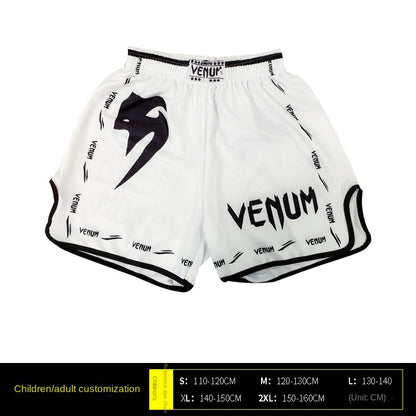 Venom Training Suit UFC Set Men's Boxing Compression Quick-Dry Clothing Muay Thai Fighting Short Sleeve Shorts Gym Combat