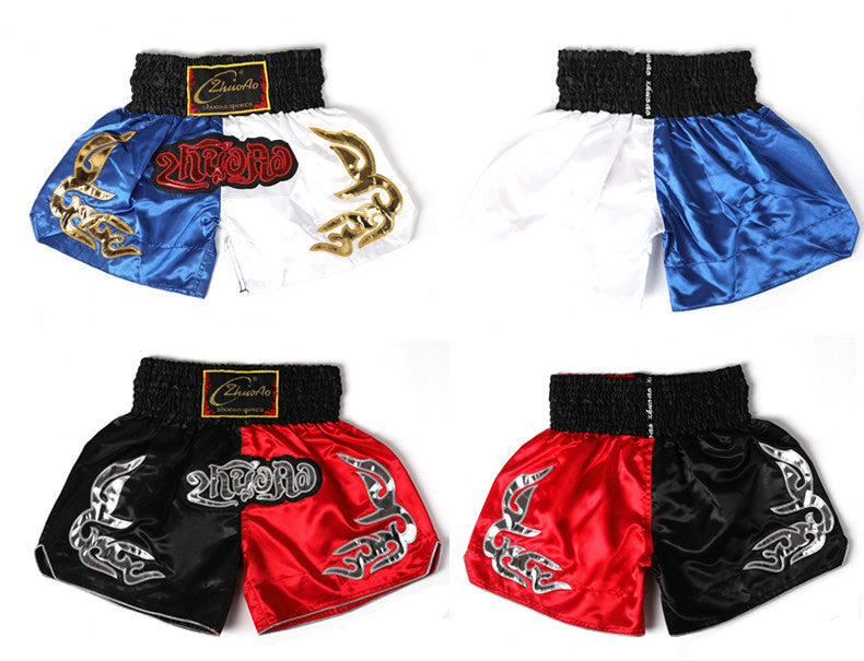 Boxing Pants Sanda Training Fight Shorts Muay Thai Pants Combat Sanda Summer Training Boxing Shorts Wholesale