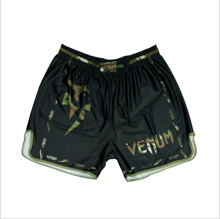 Venom Training Suit UFC Set Men's Boxing Compression Quick-Dry Clothing Muay Thai Fighting Short Sleeve Shorts Gym Combat