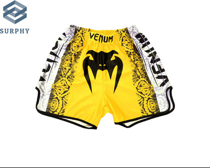 Venom Training Suit UFC Set Men's Boxing Compression Quick-Dry Clothing Muay Thai Fighting Short Sleeve Shorts Gym Combat